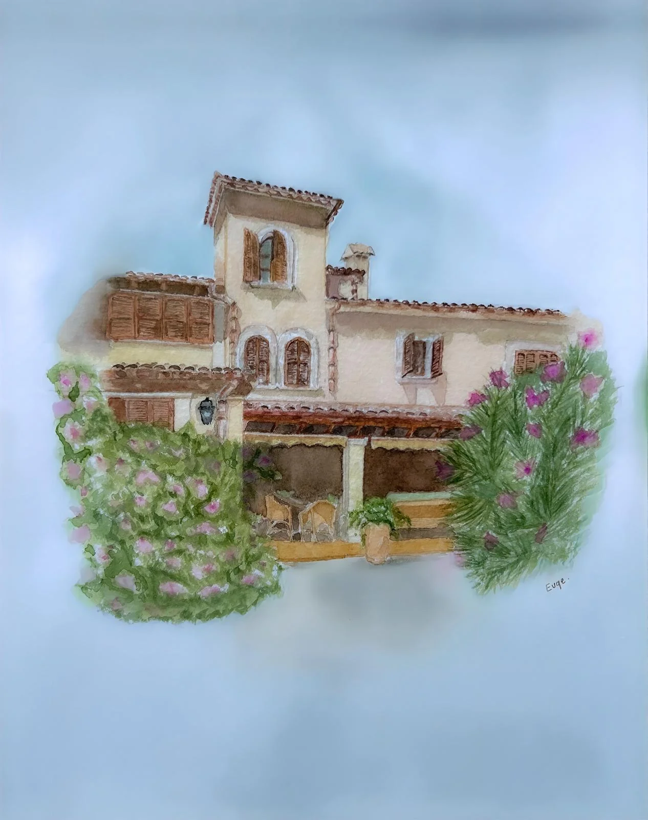 Sa Font Gata Estate Painting